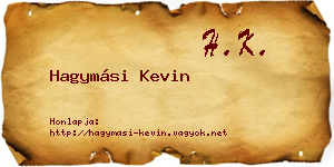 Hagymási Kevin névjegykártya
